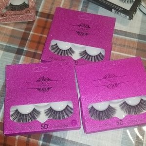 Bundle of 3 Aivna Fei Mink 5D Lashes Style 016
